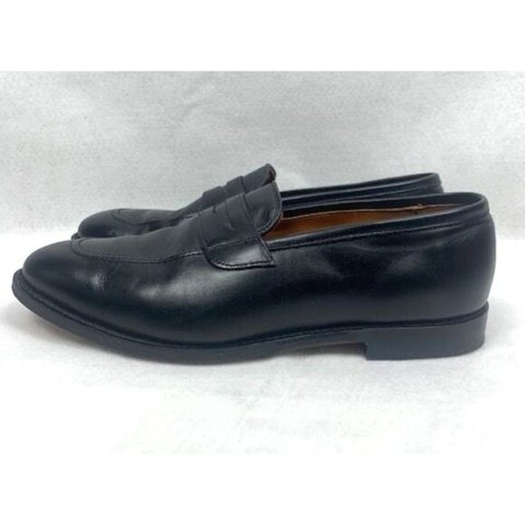 Allen Edmonds Men's Lake Forest Black Leather Penny Loafers Dress Shoes Size 11 - Picture 6 of 10